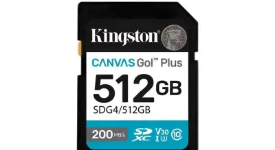 Kinston SDXC Canvas Go PLus 512GB