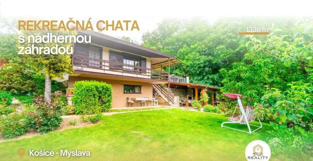Chata s rajskou záhradou 1336 m² Košice, Myslava