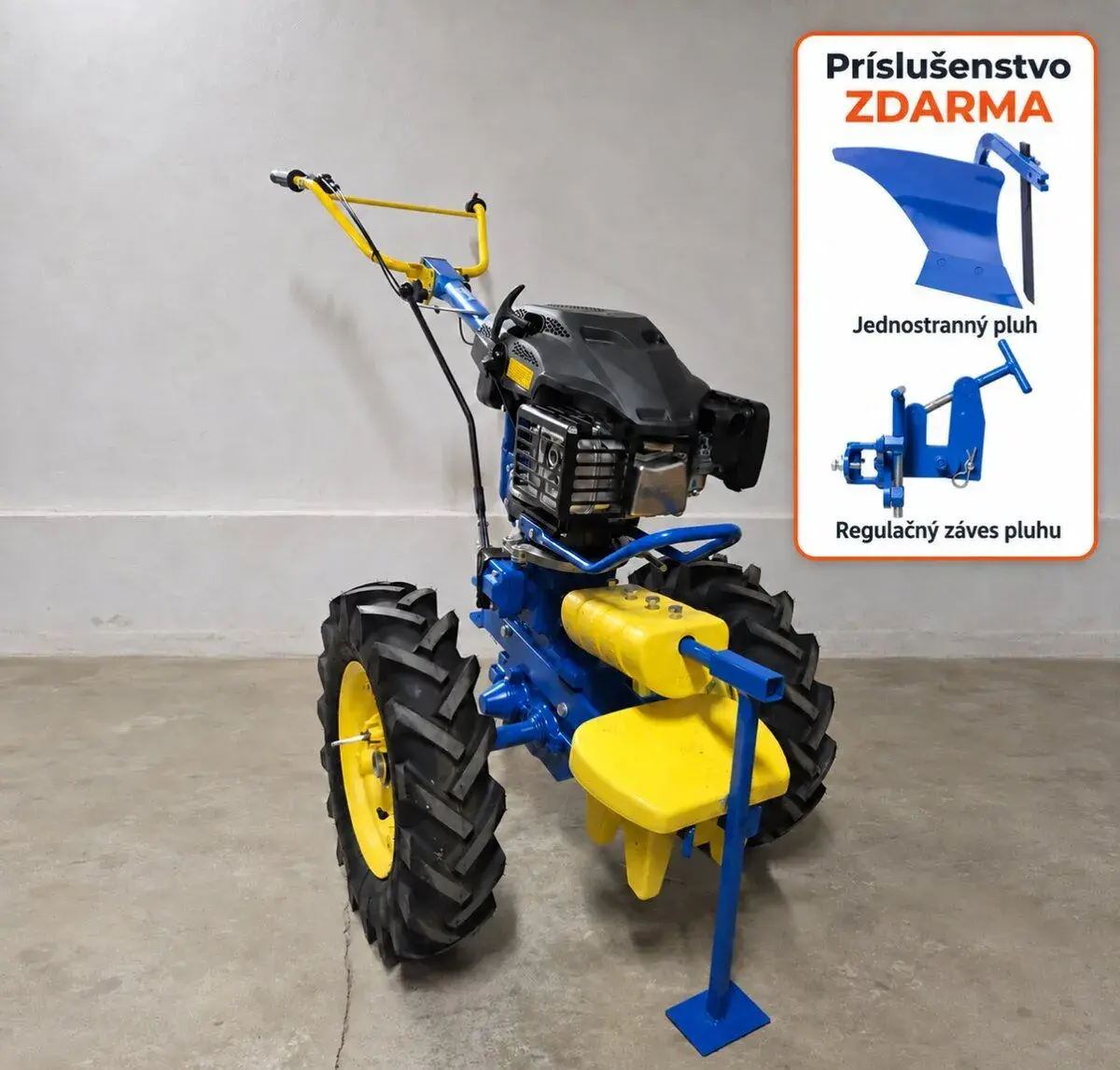 Malotraktor AGZAT AGRO PROFI s motorom Yamaha MA 190