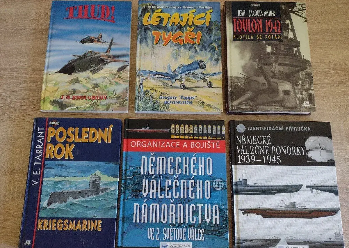 Knihy s historickou, vojnovou a modelárskou tématikou (1)