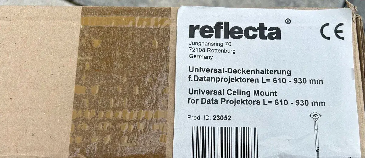Reflecta SUPRA 23052 – stropný držiak na projektor