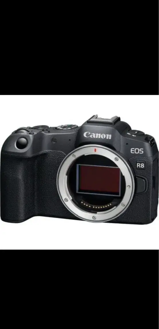 Canon EOS R8 + RF 35mm f/1.8 + RF 85mm f/2 + 2x batéria