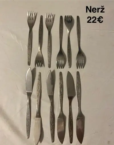 Starý príbor Nerž - 12 ks