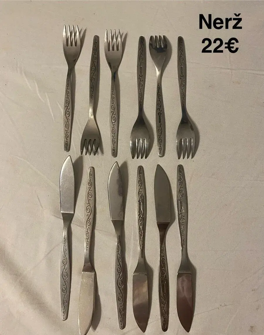 Starý príbor Nerž - 12 ks