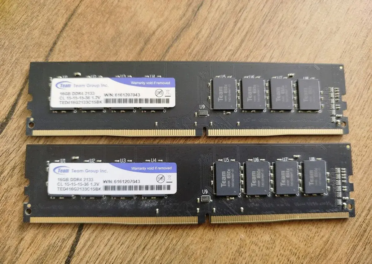 DDR4 32GB /2x 16GB/ 2133MHz Teamgroup