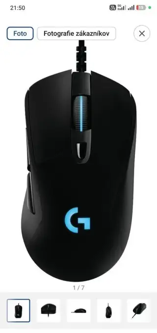 Logitech G403 HERO herná myš – plne funkčná