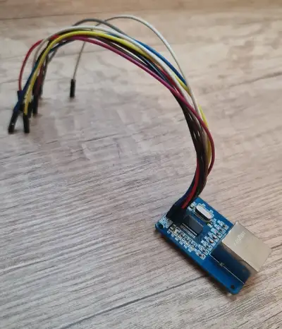 SPI Ethernet (RJ-45) prevodník