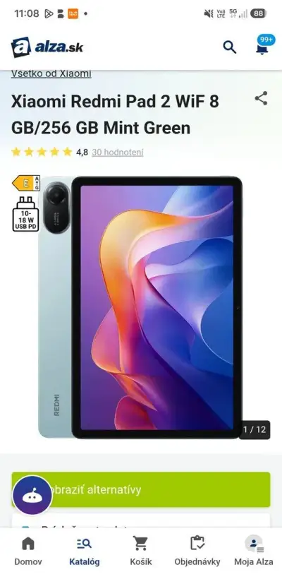 Novy tablet Shaomi Redmi Pad 2 WIF 8GB/256GB