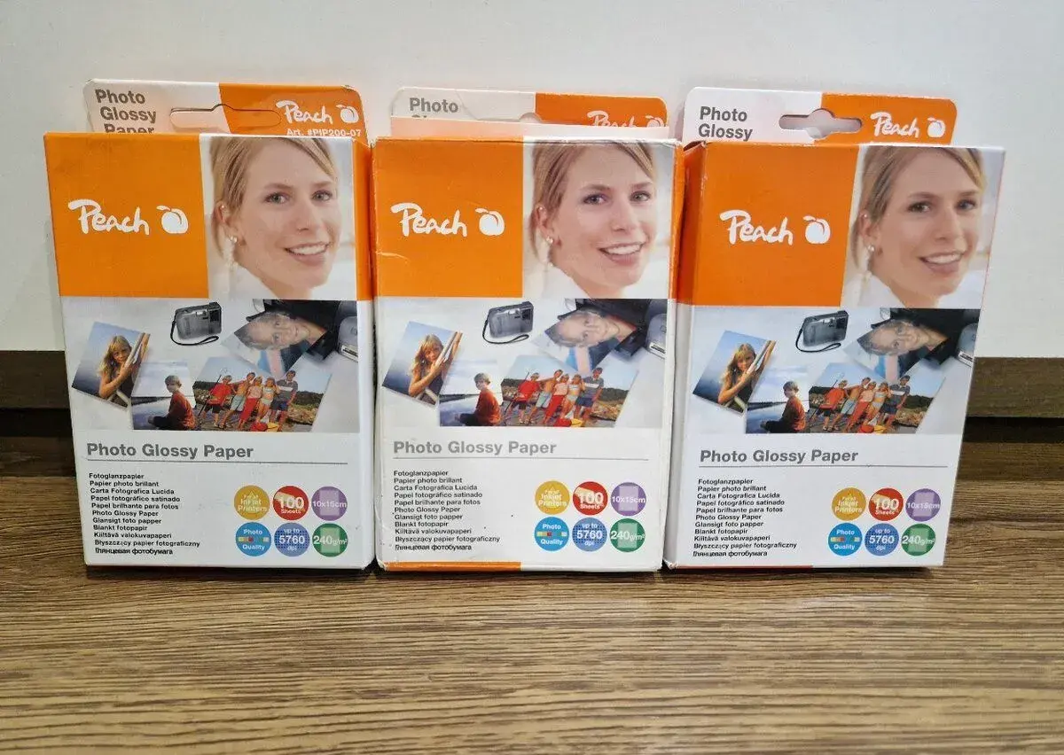 Photo papier Peach