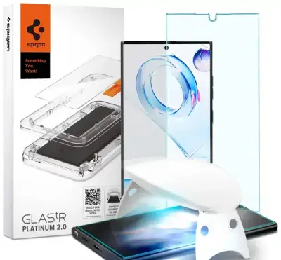 Ochranné sklo SPIGEN GLAS.TR PLATINUM pro GALAXY S23 ULTRA