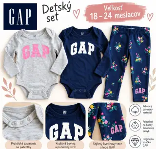 Detské body Baby GAP veľkosť 18 až 24 mesiacov