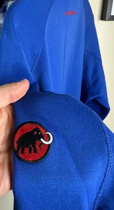 Mammut modrá fleecova mikina