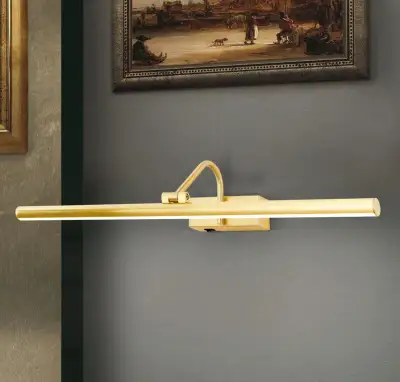 Zlaté luxusne obrazové LED svietidlo Sofia – 60 cm