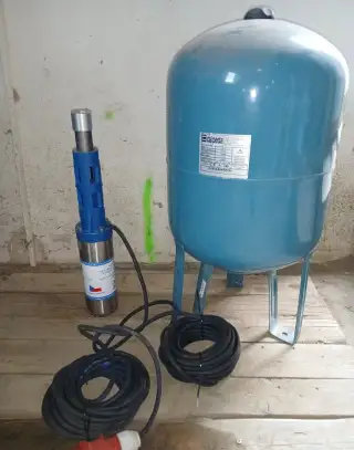NOVÉ ponorné čerpadlo CZ Pumpy + tlaková nádoba