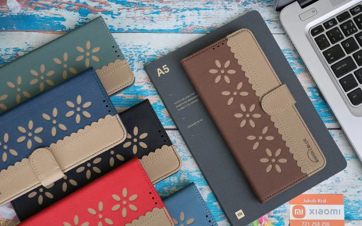 Dvojfarebné zatváracie púzdra Binfen pre Xiaomi, Redmi, Poco
