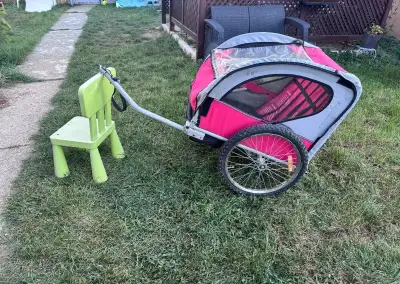 Vozik pre deti za bicykel