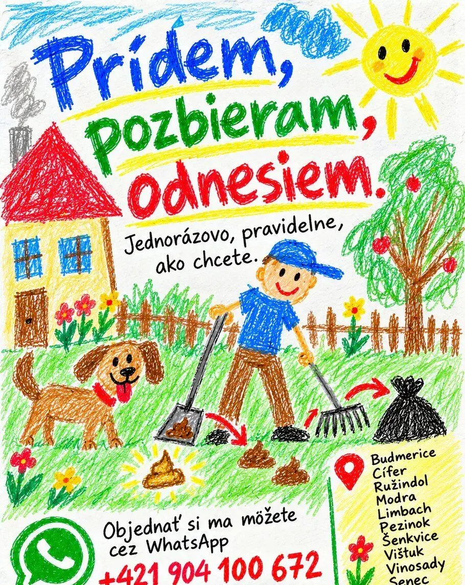 Nebabrite sa s tým. Pozbieram to za vás 🙂