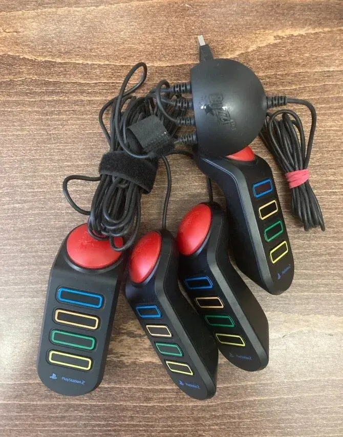 BUZZ joysticky na playstation 2 a playstation 3