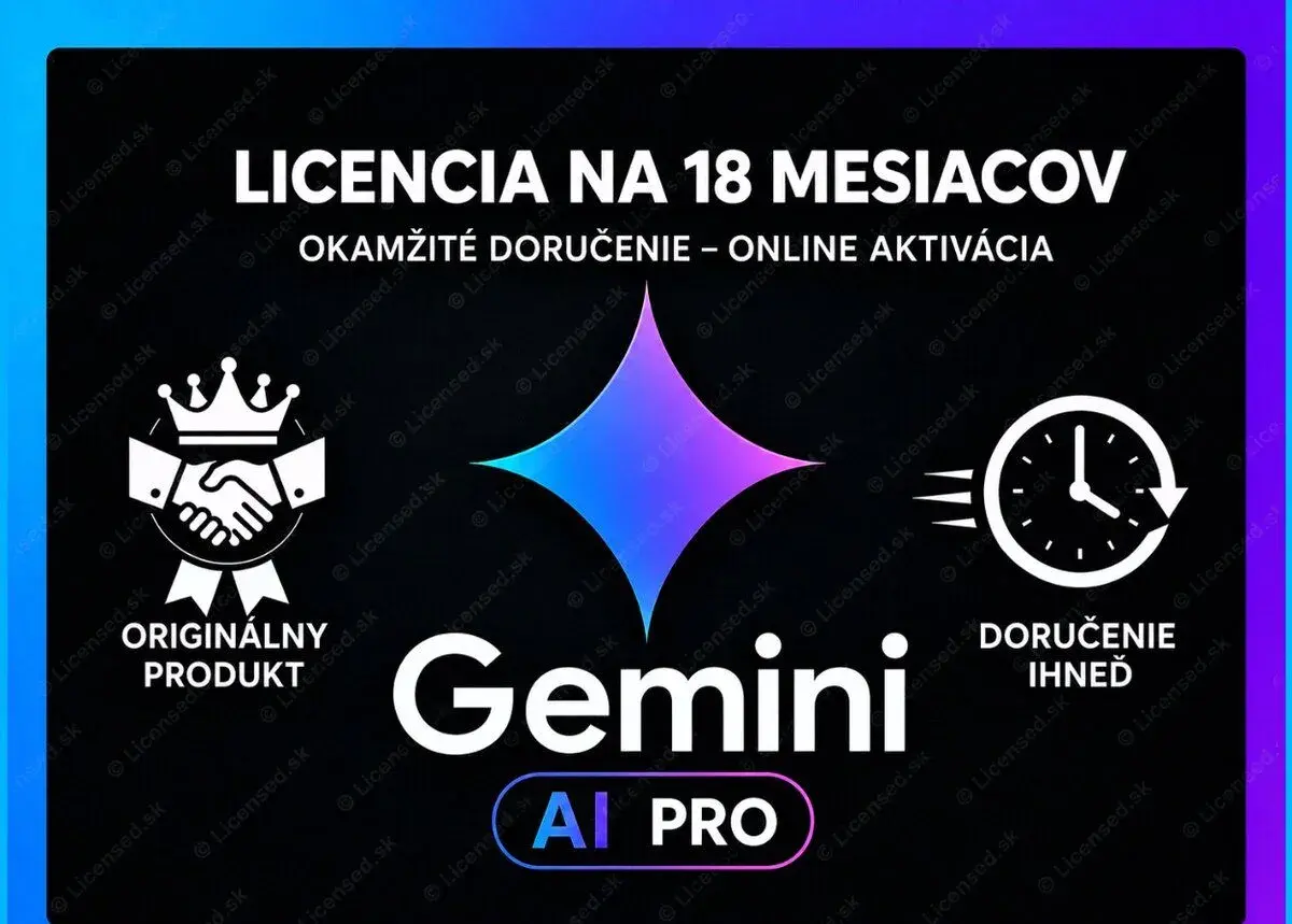 🎯 Gemini AI Pro [1,5 ROKA NA VÁŠ VLASTNÝ ÚČET] ⏲️ DO 2 MIN