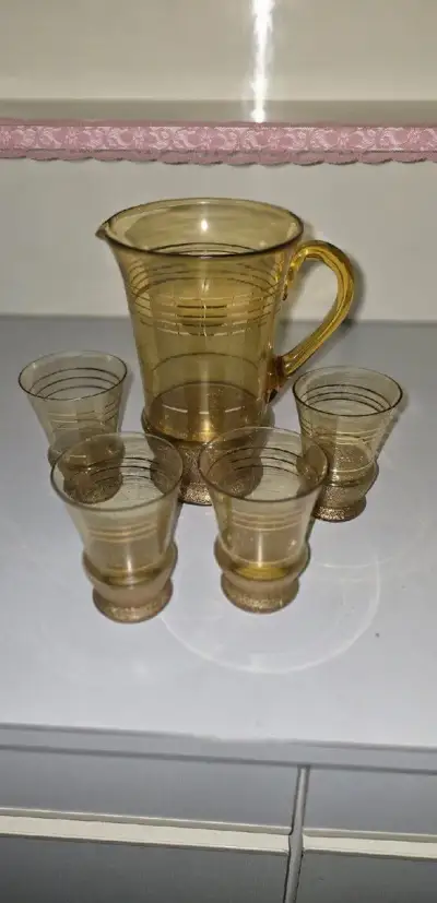 Retro karafa + poháre