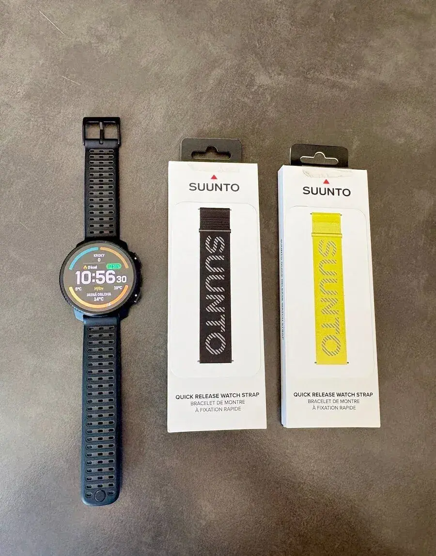 Suunto Vertical 2 Titanium Black + 2 textilné remienky