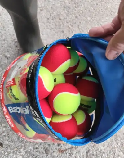 Nové detské lopty červené Stage3 Babolat 24ks