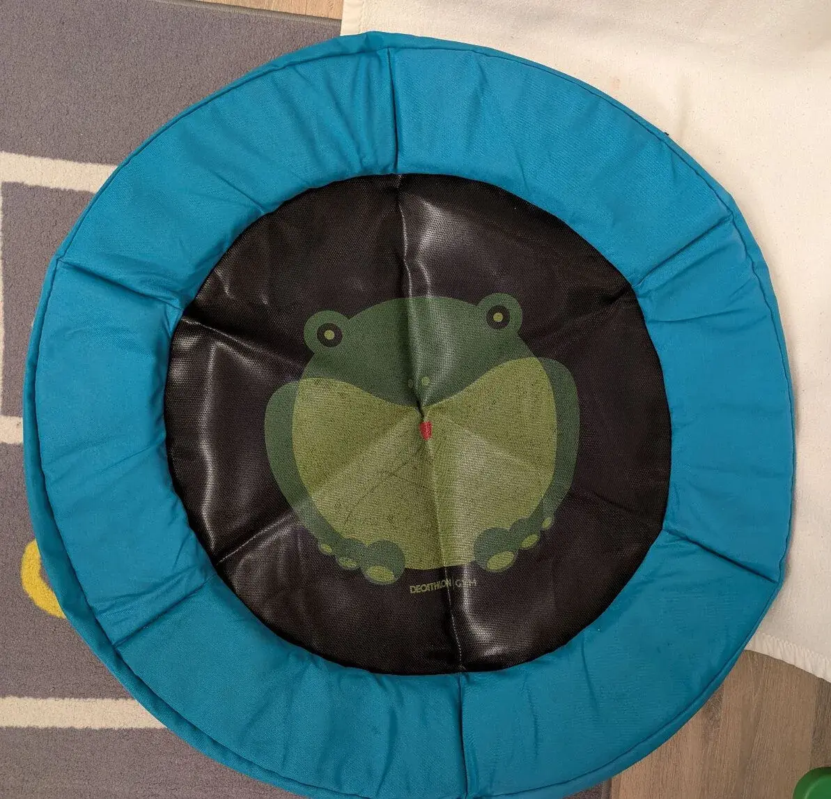 Detská trampolína Decathlon Domyos (s motívom žabky)