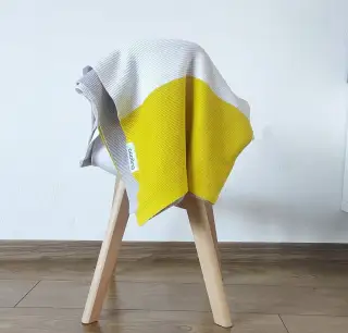 Deka Bugaboo Cotton Blanket žltá