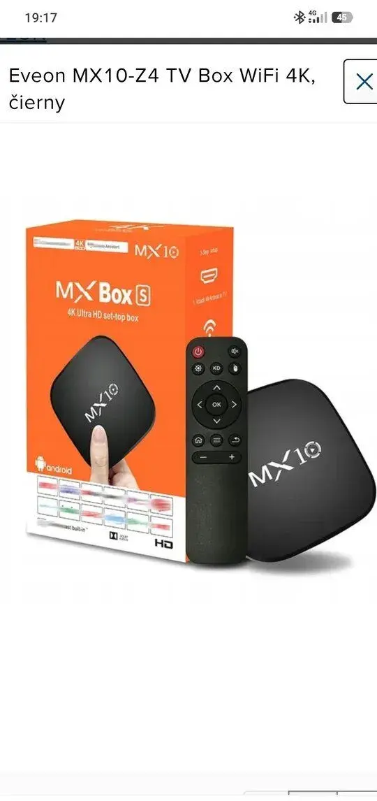Mx10 Smart tv box nový