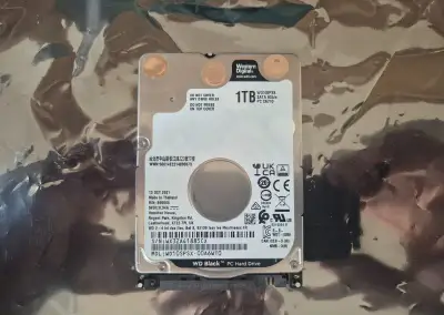 HDD 2,5" 1TB SATA WD BLACK (1x)
