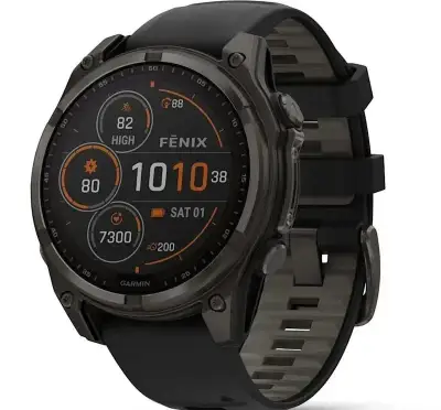 Garmin Fenix 8 47 mm Sapphire Solar Titanium, NOVÉ