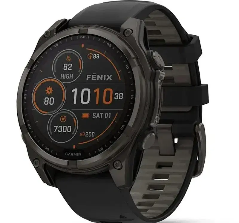 Garmin Fenix 8 47 mm Sapphire Solar Titanium, NOVÉ