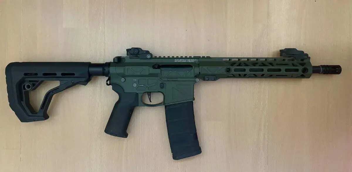 Delta Armory FREYA R15 M-LOK 10" gen.2 Oliva