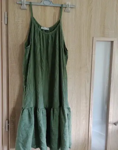Khaki letné šaty