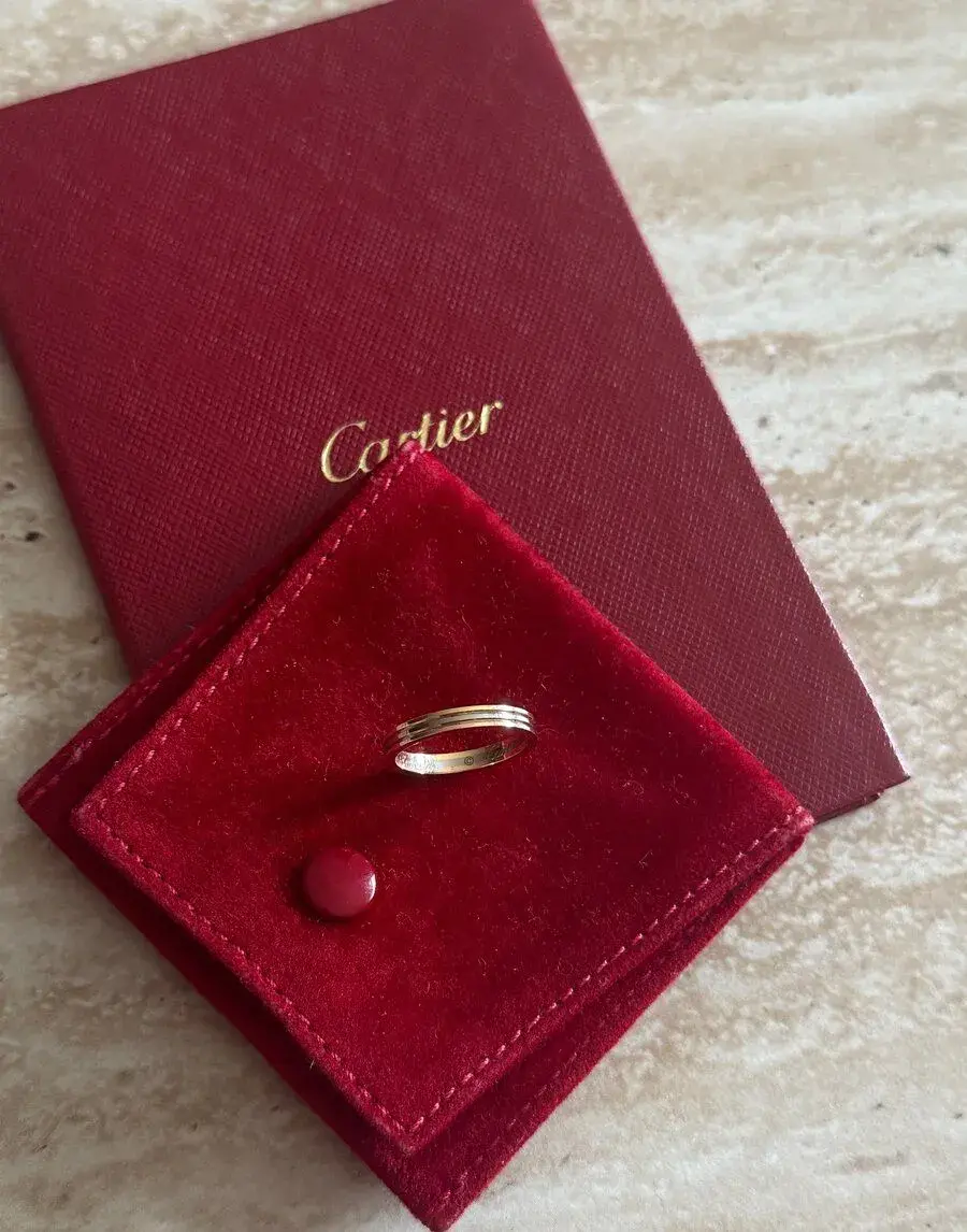 Cartier Vendome Trinity 18k zlatý prsteň