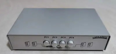 ✔️ kvm switch pre 4 počítače a 1 monitor