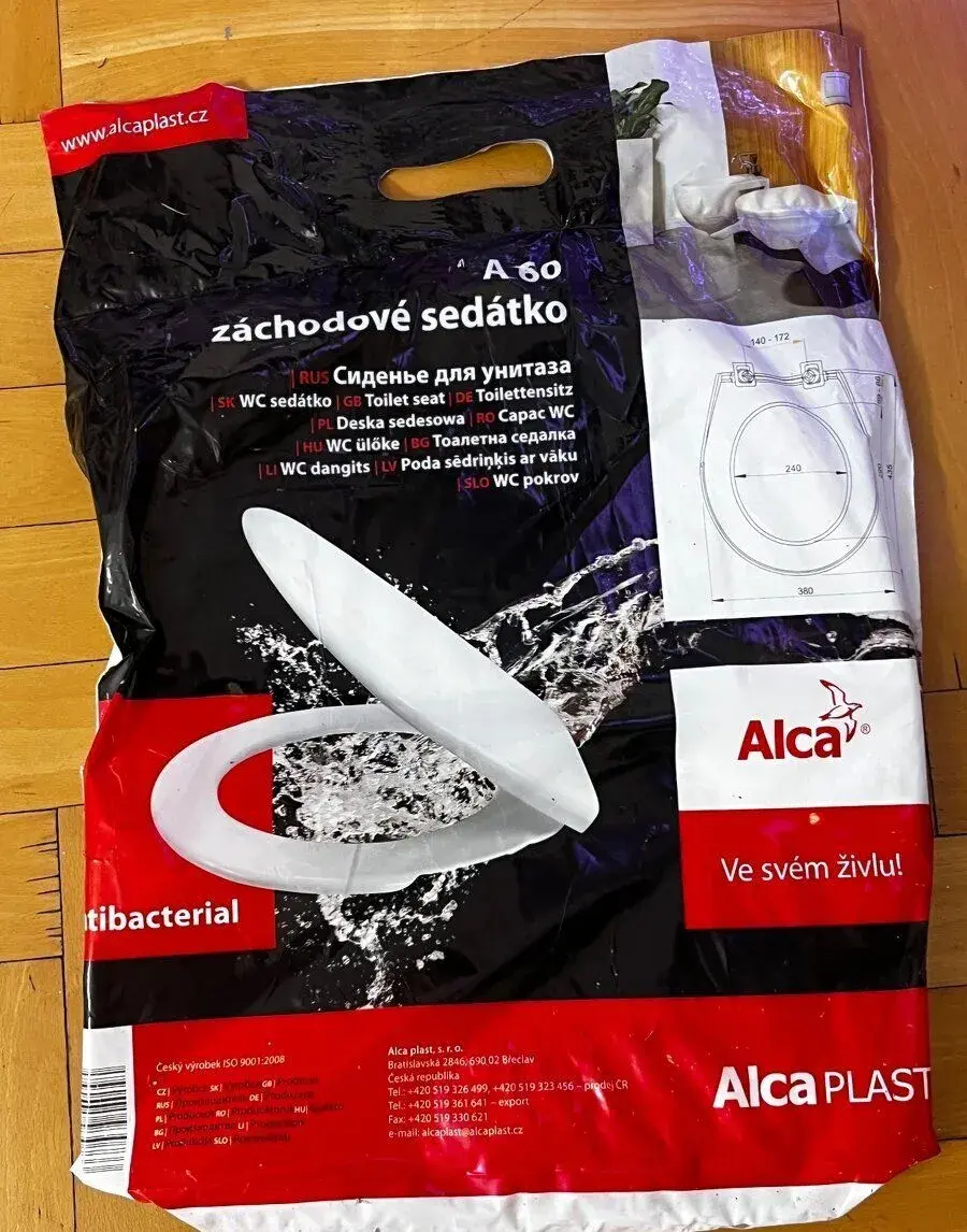 Záchodové sedátko Alca plast A6O