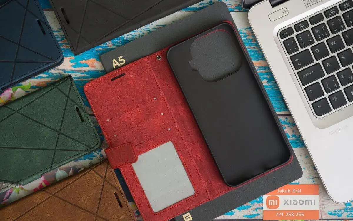 Dvojfarebné zatváracie puzdro pre Xiaomi, Redmi, Poco