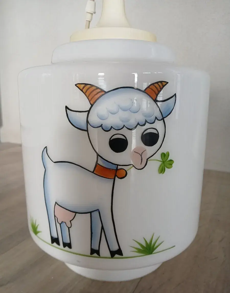 Retro detský luster – sklenený (70. - 80. roky)
