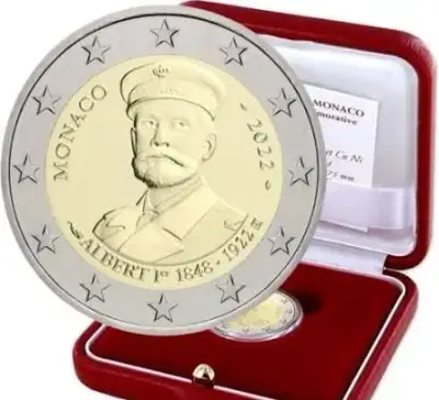 Monako pamätné 2 euro