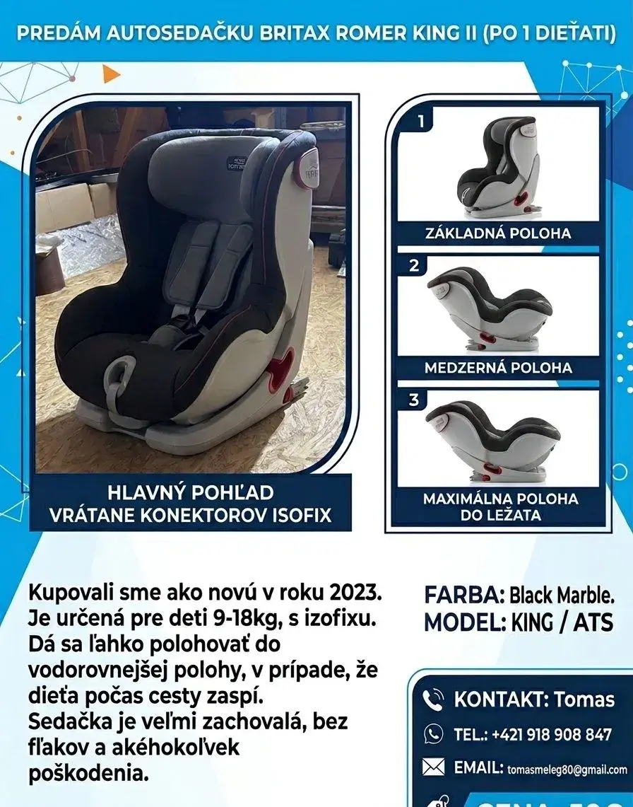 Britax Römer King II LS ISOfix Marble Black