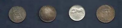 Pamätné strieborné mince ČSSR 1977 - 1987