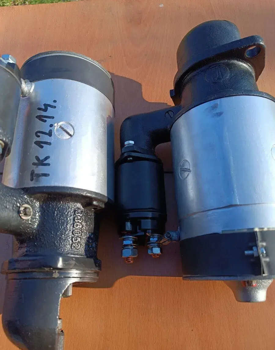 Starter po oprave s polrocnou zarukou na TK12 a TK14