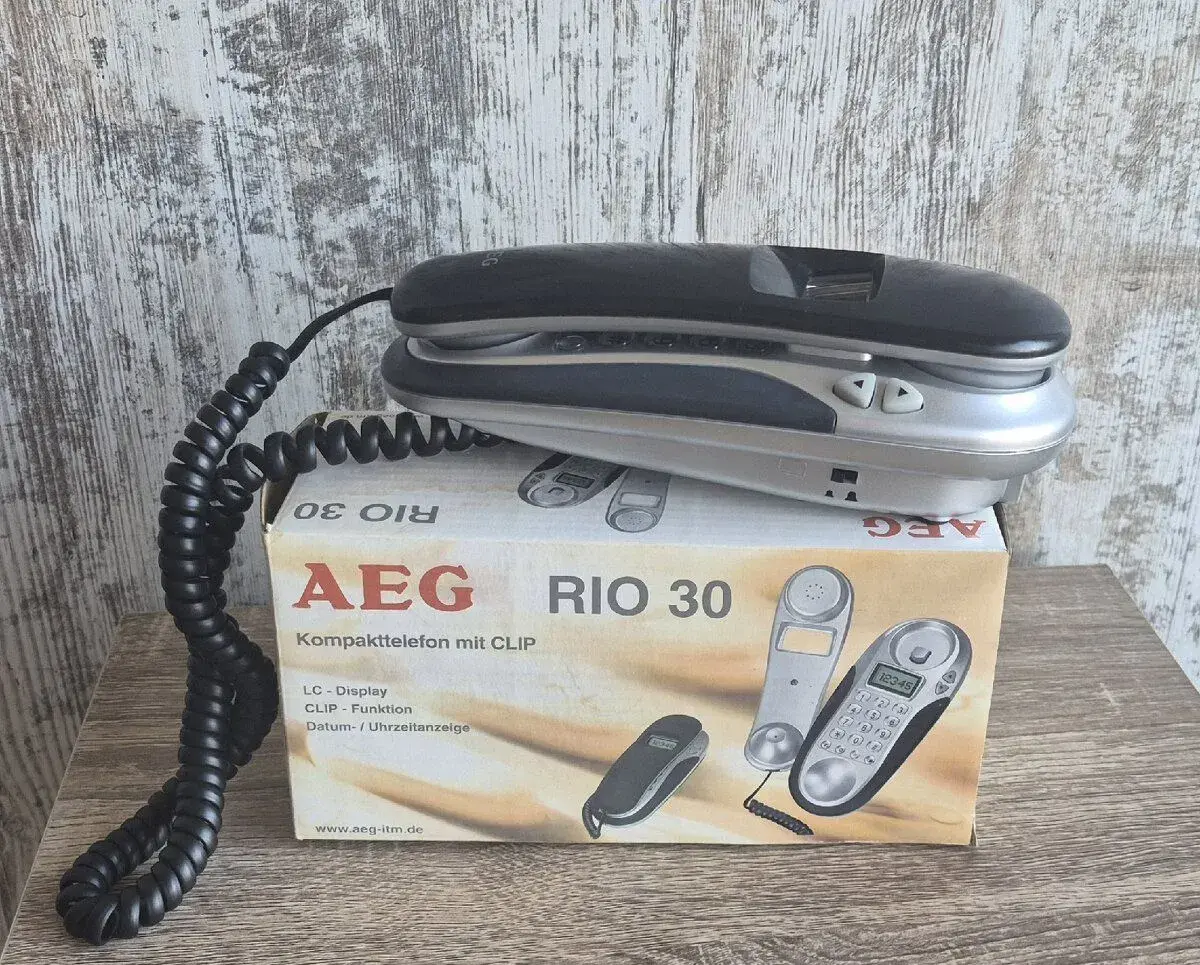 Šnúrový telefón na pevnú linku AEG RIO 30