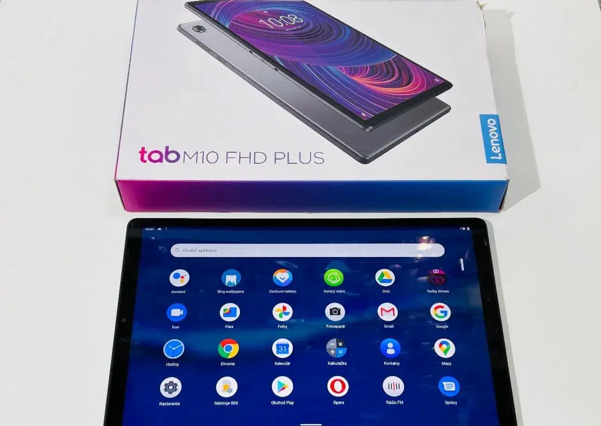 Tablet Lenovo Tab M10 FHD Plus (LTE na SIM kartu) – 1 rok zá