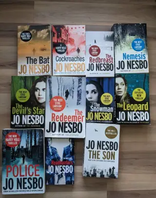 Jo Nesbø - séria kníh v angličtine