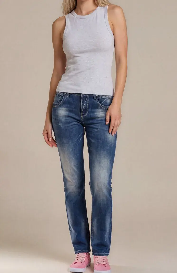 Dámske džínsy v strihu boyfriend Lee Cooper veľ-S