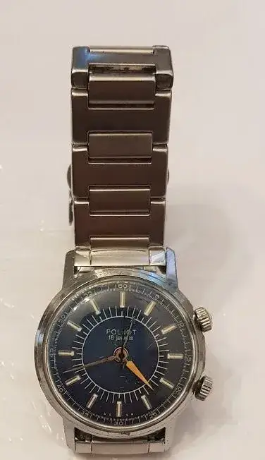 hodinky POLJOT USSR s budíkom