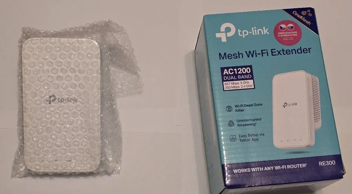 nový TP-Link RE300 Mesh AC1200 Dual Band Wifi Range Extender