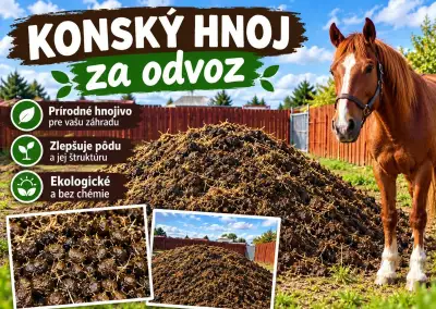 Darujem konský hnoj